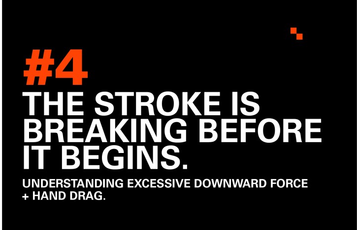 Error #4 · Excessive Downward Force + Hand Drag